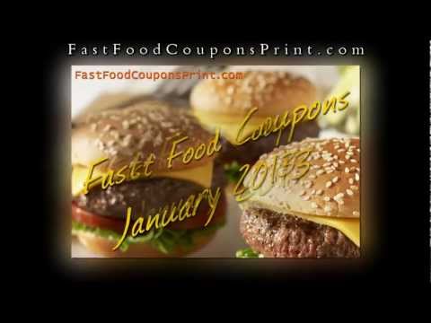 Fast Food Coupons January 2013