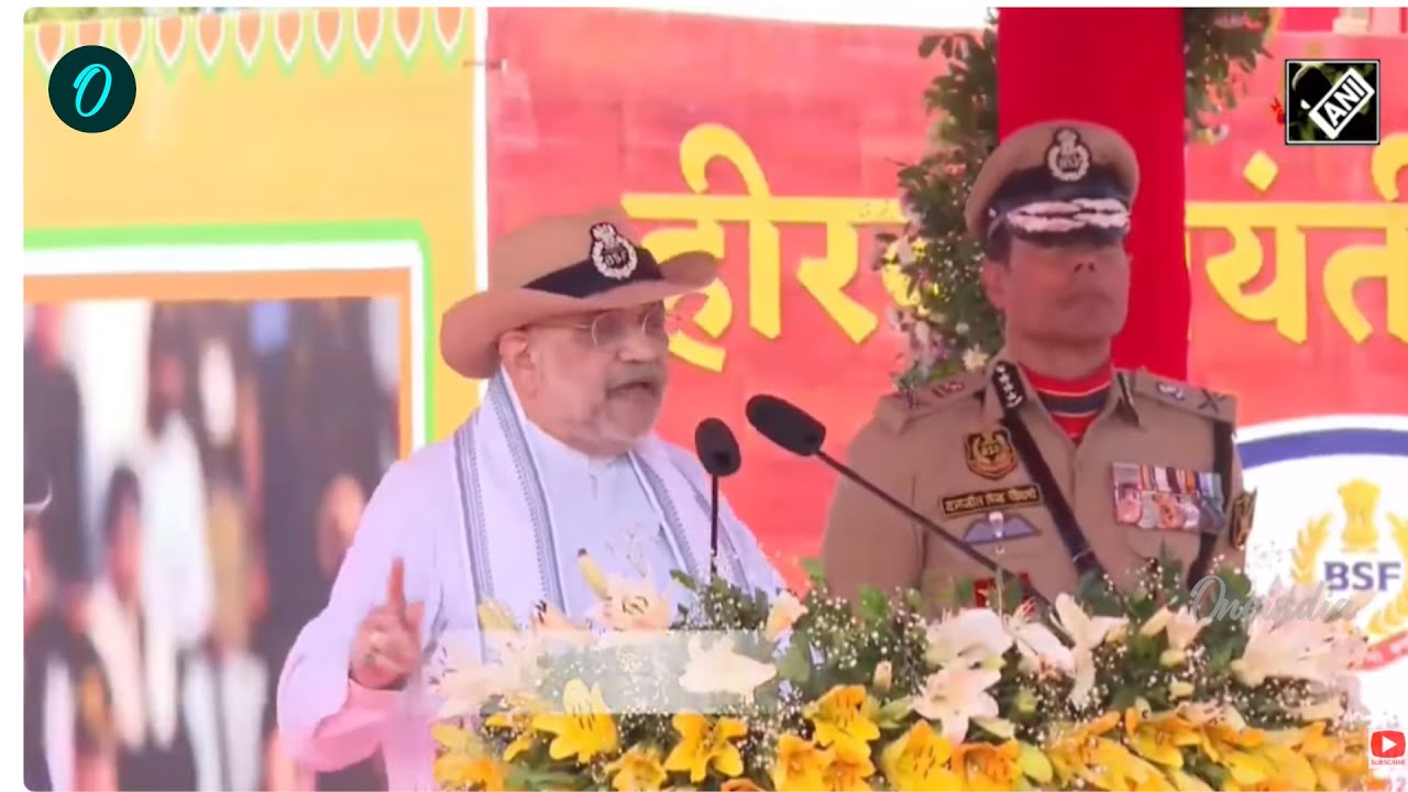 Amit Shah Attends BSF's 61st Raising Day At 176th Battalion Campus