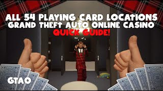 Gtao All 54 Playing Card Locations - Quick Guide
