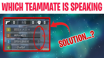 TEAMMATES VOICE NOT SHOWING IN BGMI | BGMI MIC GLITCH PROBLEM IN ANDROID  SOLUTION....?