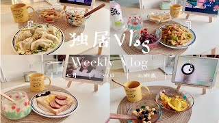 VLOG60【独居生活】上班族女生｜一人食｜租房｜拆快递｜代餐｜