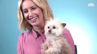 Ashley Tisdale with her Puppy Maui - TODAY Interview