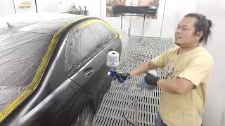 paint Mercedes black color code 197