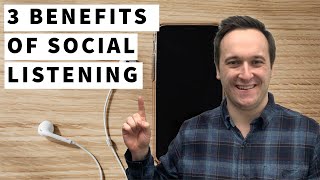 3 Benefits of Social Listening For Your Business | Marketing Advice in 60 Seconds