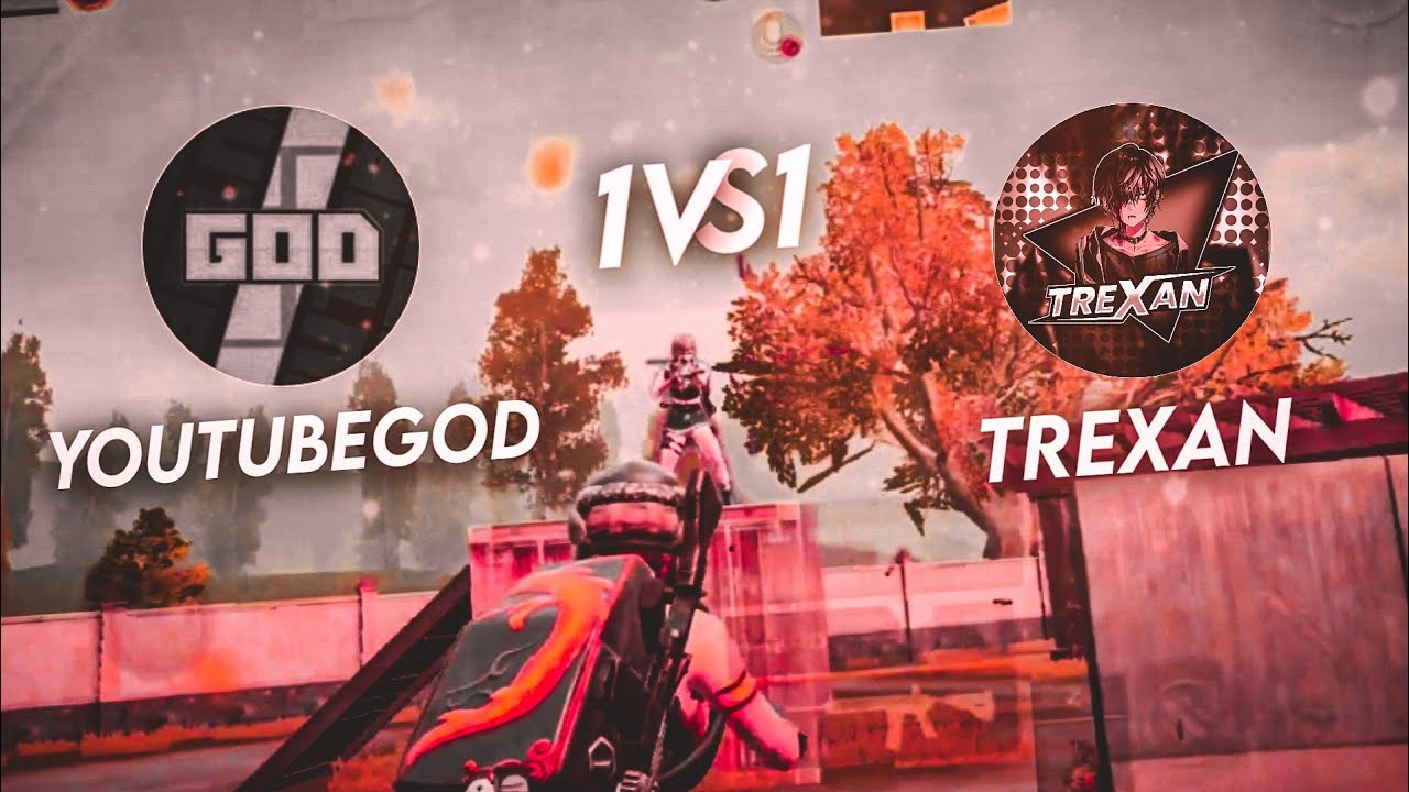 @YouTubeGOD 🔵 Vs YouTubeTREXAN 🟣 | TDM 1v1 FUN BATTLE | PUBG MOBILE | BGMI