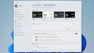 Contrast Themes in Windows