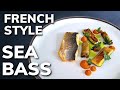 Fine dining SEA BASS RECIPE (Great Cooking Ideas At Home)