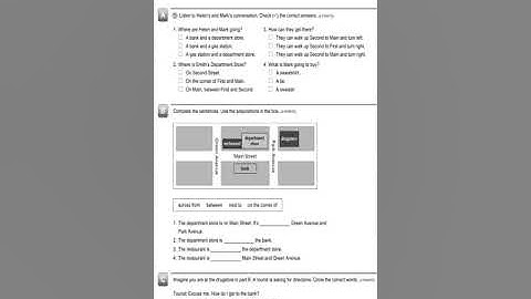 Interchange Fifth Edition Intro Level Assessment Written Quiz Unit13-14