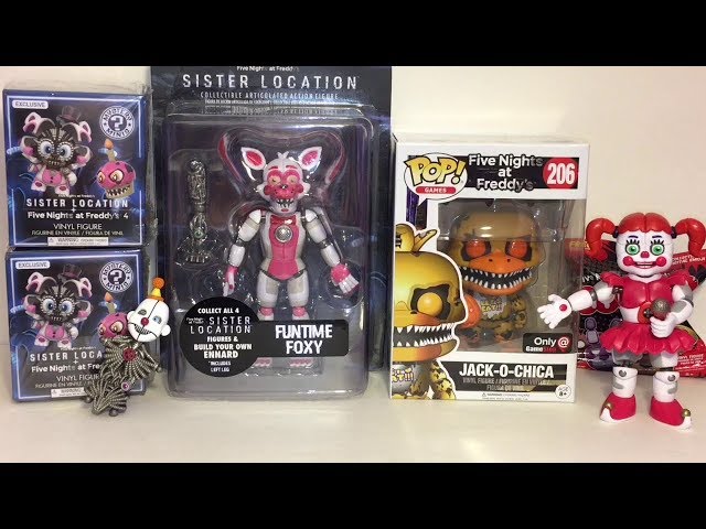 Sister Location Figures, Funtime Foxy Figure, Midnight Dolls, Horror  Dolls