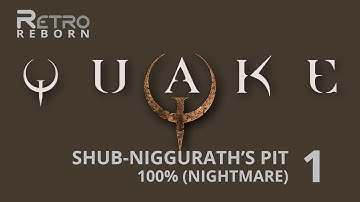 Quake (DOS) - Final Level - 100% (Nightmare) 1 - Shub-Niggurath