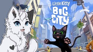 NEW CAT GAME!! Little Kitty: Big City with Akira! (100% All Hats Playthrough) screenshot 4
