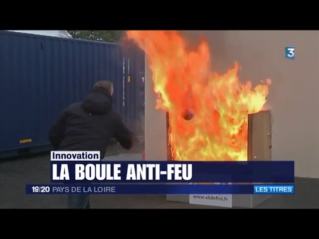 ELIDE FIRE - Boule Extincteur Anti-feu - Contact