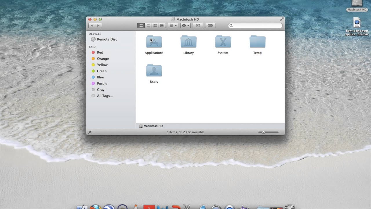 How To Find The Applications Folder On A Macbook YouTube