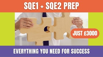 SQE1 + SQE2 Prep: Everything You Need for Success, Just £3000 | Academy of Smart Lawyers