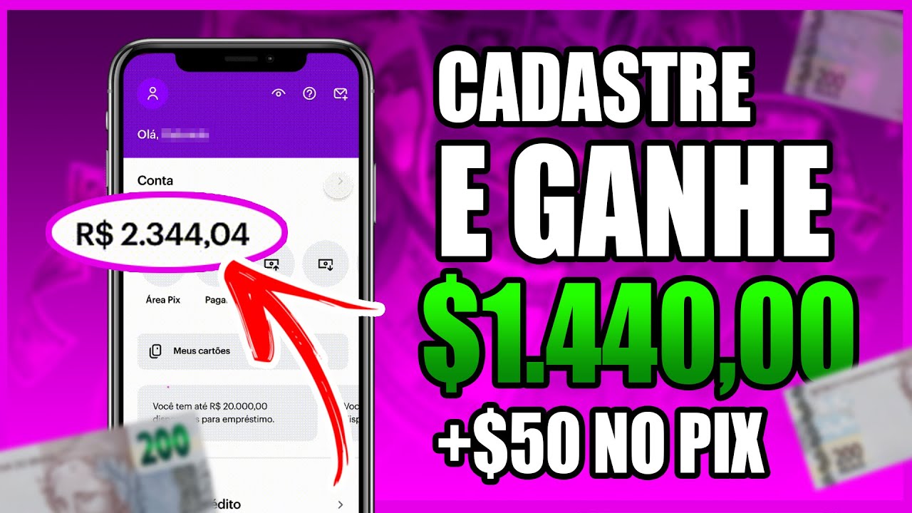 APP PAGA $1.440,00 NO PIX +$50,00 no CADASTRO/CADASTRE E GANHE – Como Ganhar Dinheiro na Internet