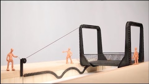 Cody Dock Rolling Bridge