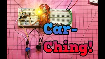 CD4001 Car indicator circuit