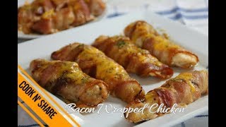 Bacon Wrapped Chicken with Cheese
