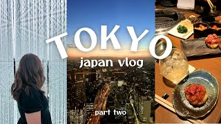 Tokyo Japan vlog 🇯🇵 | teamlab planets, tsukiji market, asakusa, shibuya sky at sunset | part two