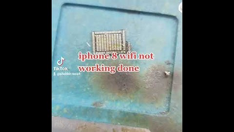 iphone 8 wifi ic solution