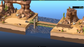 Poly Bridge 2 Individual Level Run 4-04 23.61 ---