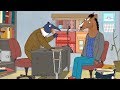 BoJack Horseman - Pinky Penguin Meets Diane with BoJack