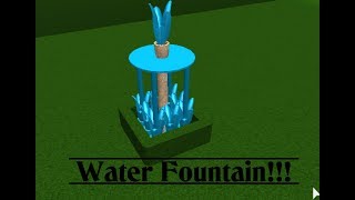 Welcome To Bloxburg | HOW TO : WATER FOUNTAIN!!!