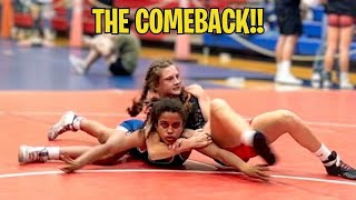 Her COMEBACK is FIERCE! 🔥Freestyle Wrestling Champ!