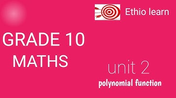 Grade 10 maths unit 2__2.1 introduction of polynomial function