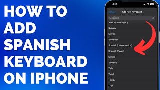 How to Add Spanish Keyboard on iPhone - Step by Step Tutorial screenshot 2