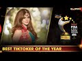 Jannat mirza best tiktoker of the year  pisa award 2021  express tv  i2o2o