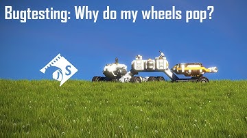 Space Engineers testing - Why do my wheels keep popping?
