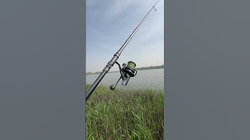 Cần câu lục siêu cứng 4,5m, ngọn 4li câu cá bạo lực 30kg - telescopic rod carp #fishingrod #shorts