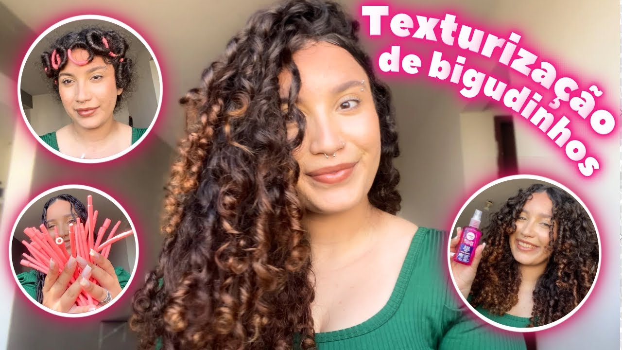 TEXTURIZAÇÃO DE BIGUDINHOS 🩷✨| transição capilar, tutorial completo 🌸