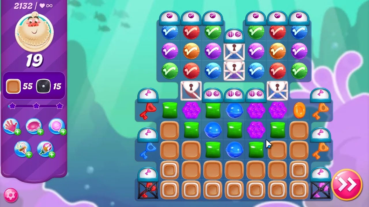 Candy Crush Saga LEVEL 2132 NO BOOSTERS (new version)🔄✓ - YouTube