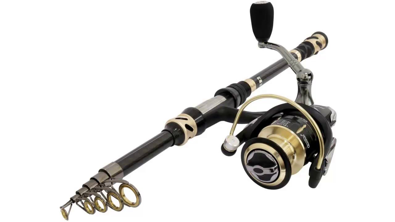 💡 JIOUDAO Tragbare Kohlefaser 99% Teleskop Angelrute Versenkbare Reisespinnrute 💡