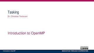openmp in small bites (part 05/11) - tasking