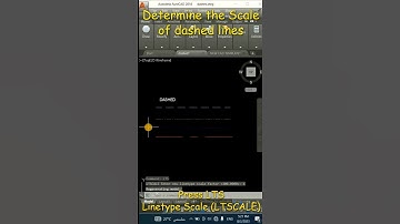 HOW TO EDIT DASHED LINE IN AUTOCAD (Scale line)
