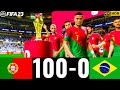 PORTUGAL 100-0 BRAZIL | FIFA WORLD CUP FINAL 2026 | PS5 4K HDR GAMEPLAY #fifa23