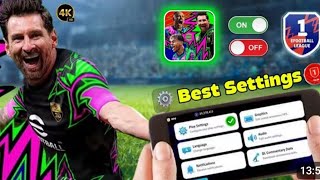 100% Best Play Settings in eFootball 2026 Mobile Ultimate eFootball 2026 Mobile Settings