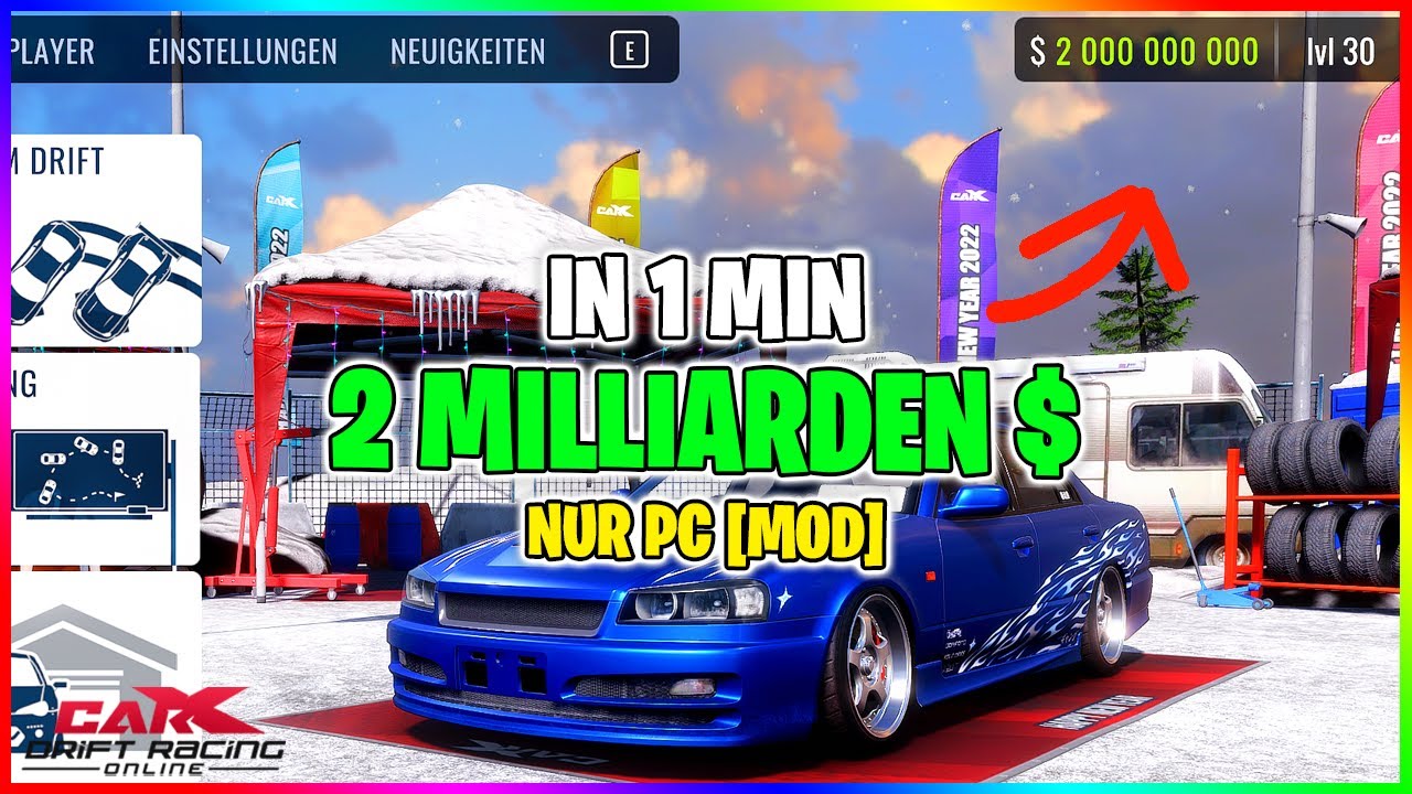 CarX MONEY & XP MOD!🤑 [NUR FÜR PC] IN 1Min = 2.000.000.000 / CarX