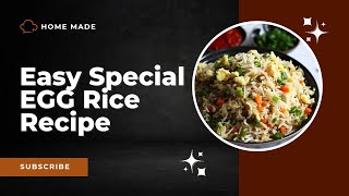 EASY LUNCH BOX RECIPE|| SIMPLE AND TASTY EGG RICE RECIPE|| HOME MADE|| BY SMILE WITH GOWRI #food