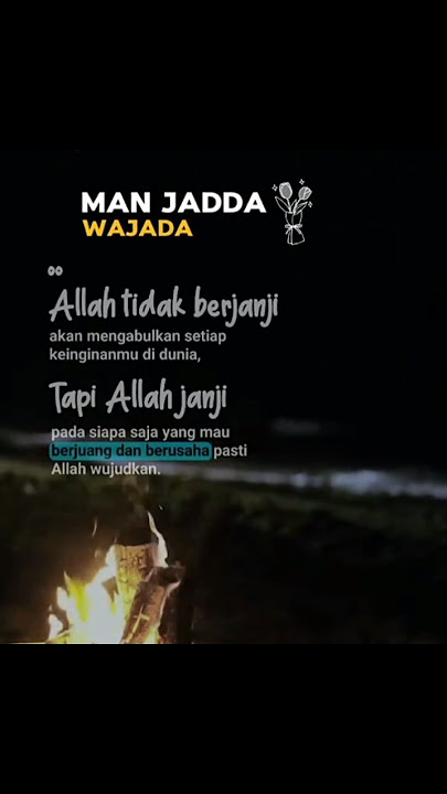 Man Jadda wajada #storywakekinian ##shortvideo