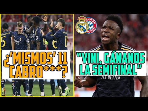 VINICIUS, SAL Y TERMINA DE GANAR ESTA SEMIFINAL POR NOSOTROS: SUS COMPAÑEROS LO VEN COMO SU CR7