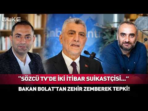 “Two Character Assassins on Sözcü TV…” Minister Bolat’s Scathing Response to the Fund Allegations!