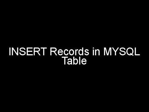 insert records in mysql table | insert multiple rows by single query | mysql tutorials in hindi #06