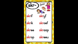 Afrikaans Phonic Lession. Skr-Words Klanke. Grade 3 Ep 26