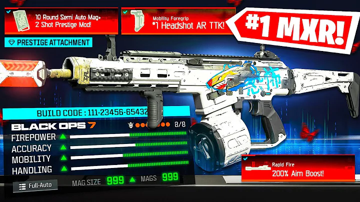 BO7 2 SHOT PRESTIGE MOD 💥 #1 "MXR 17" CLASS SETUP in BLACK OPS 7! (Best MXR 17 Loadout Meta Build)