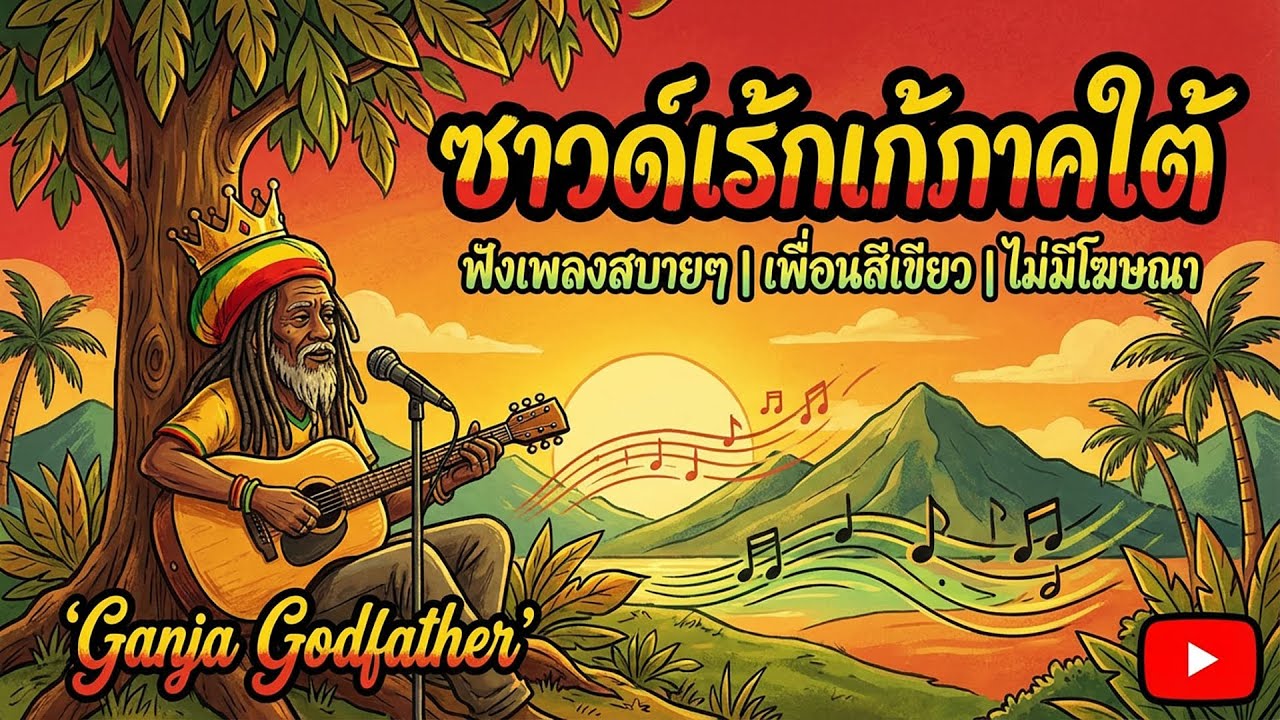 รวมเพลงเรกเก้ใต้ เพื่อชีวิต เพราะๆ กำลังมาแรง!! ไม่มีโฆษณาคั่น