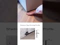 Shadow gap profile, modern interior design. #renovation #interiordesign #minimalisticdesign